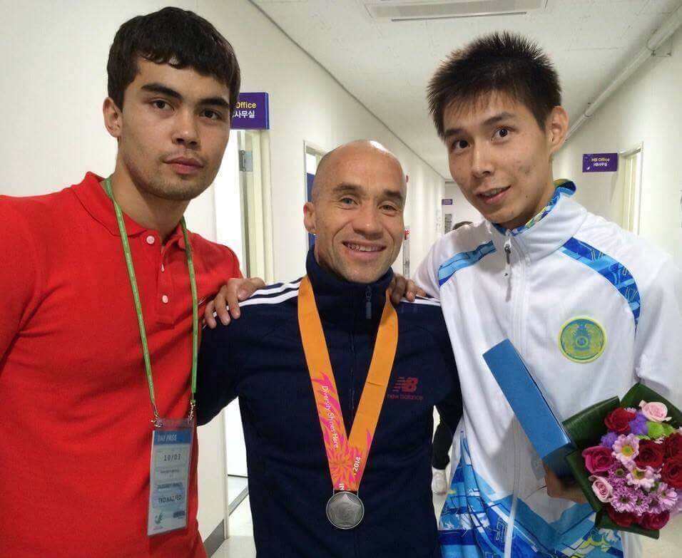Philippe Pinerd and the Taekwondo Eagles Team of Kazakhstan